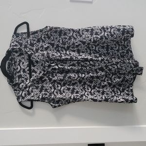 Elie Tahari Nordstrom Sleeveless Silk Blouse Tie Neck